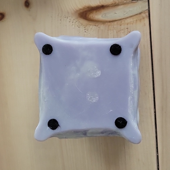 Vintage Incolay Stone Lavender Purple Jewelry Trinket Box - Picture 5 of 7